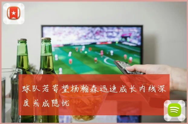 球队若寄望杨瀚森迅速成长内线深度或成隐忧