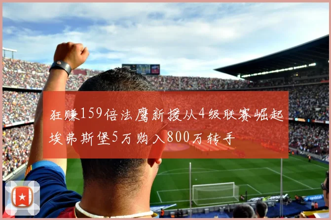 狂赚159倍法鹰新援从4级联赛崛起埃弗斯堡5万购入800万转手